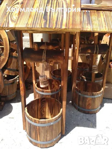 Декоративен кладенец - украса за градина / 80 х 35 см