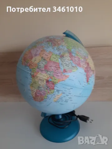 Глобус лампа голям със съзвездия, снимка 3 - Настолни лампи - 49117127