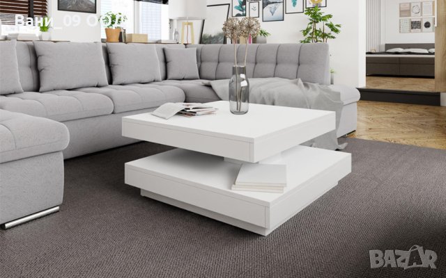 Холна маса с въртящ се на 360° плот, снимка 4 - Маси - 41656755