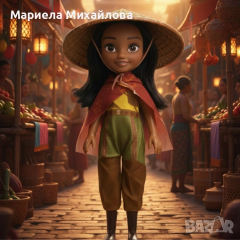 Кукла Рая със шапка и музика – Коледен подарък, който носи радост и магия., снимка 2 - Кукли - 52882162