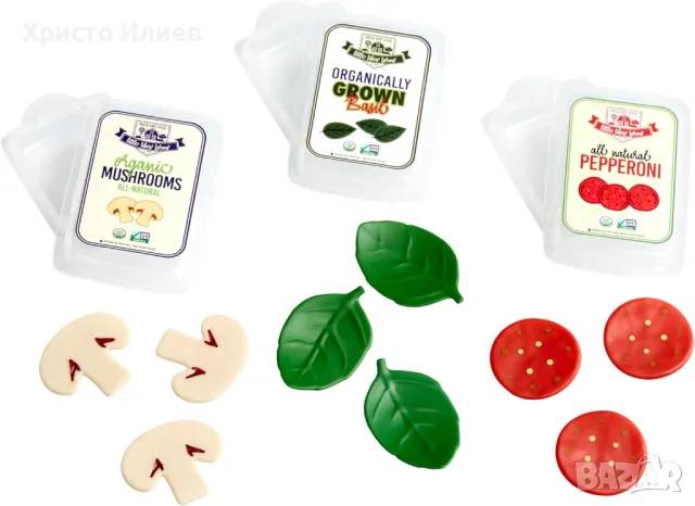 Пицарка с аксесоари и кинетичен пясък игрален комплект за готвене на пица Little Tikes, снимка 4 - Образователни игри - 48708806