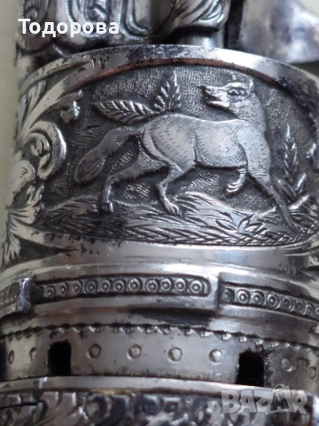 Прекрасно старо револверче с уникално красива гравюра,револвер,пищов, ятаган, сабя, 1 960 лв, снимка 13 - Антикварни и старинни предмети - 52093652