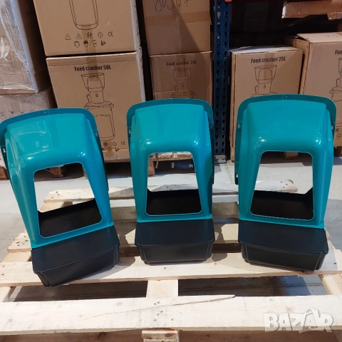 Гнезда за кокошки - комплект 5 броя / Наклонен полог за кокошки с колектор за яйца 