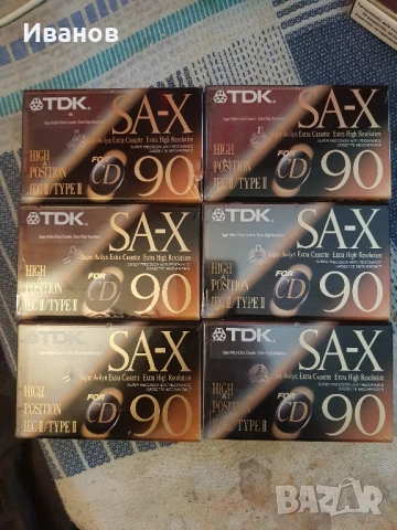 TDK SA-X 90 КАСЕТИ , снимка 1