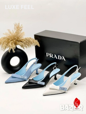 Prada⚜️ Valentino ⚜️ Yves Saint Laurent ⚜️Дамски Обувки , снимка 3 - Дамски обувки на ток - 53853061