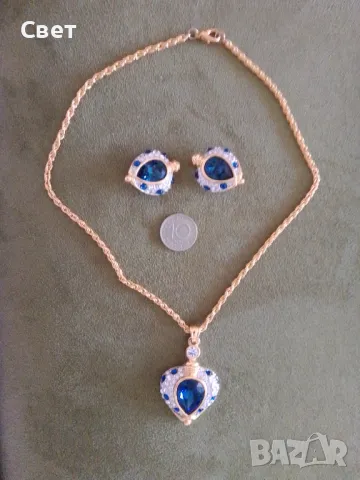 Комплект колие с обеци 