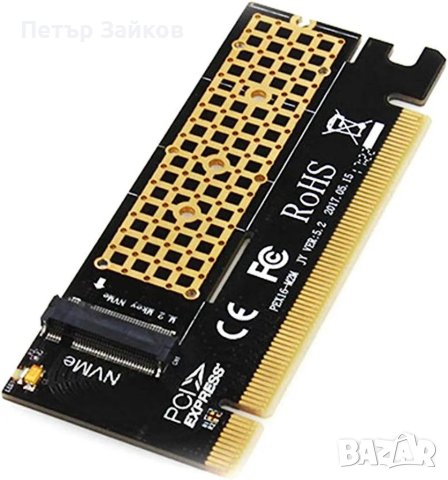 JEYI Cool Swift NVME M.2 X16 PCI-E прахоустойчива Riser карта 2280, снимка 3 - Друга електроника - 41464292