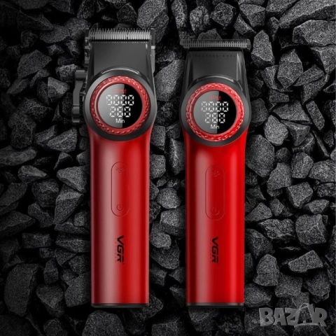 Професионален комплект за бръснене VGR V-001PRO и V-977 – максимална прецизност и мощност в едно, снимка 5 - Тримери - 52125802