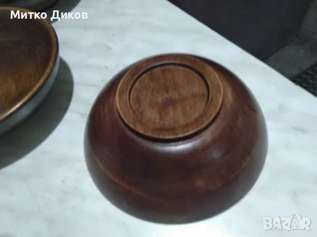 Дървени купи струговани финно от соца фи 150мм и Н-48мм-3 броя, снимка 4 - Други - 48428965