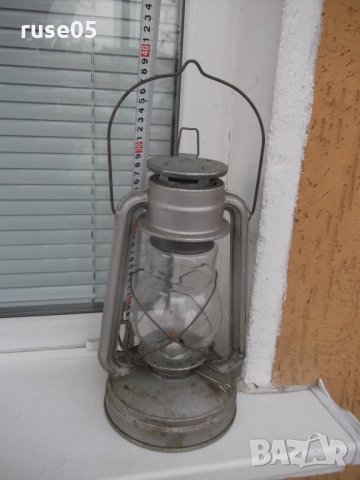 Фенер ветроупорен газен от соца работещ, снимка 4 - Други ценни предмети - 35790113