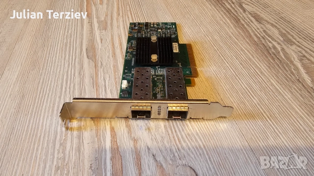 Intel X520-DA2 10 Gigabit 10GBe SFP Dual Port Ethernet Server мрежова карта, снимка 2 - Мрежови адаптери - 53785108