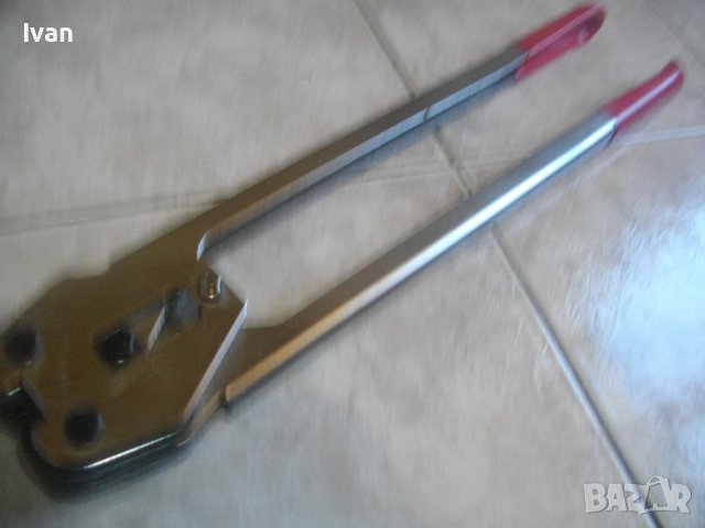 Нови Немски Чембер Клещи За Метални Ленти/Ползвани Български Соц Чембер Клещи За Метални Ленти, снимка 4 - Клещи - 40191239