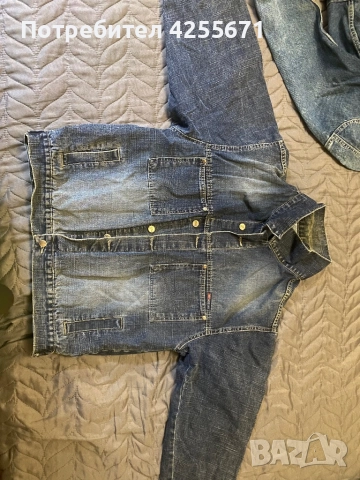 Мъжко яке дънково