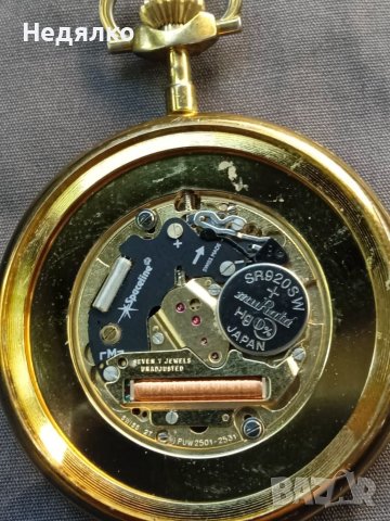 Рядък швейцарски джобен часовник Transalpin, снимка 9 - Антикварни и старинни предмети - 41411006