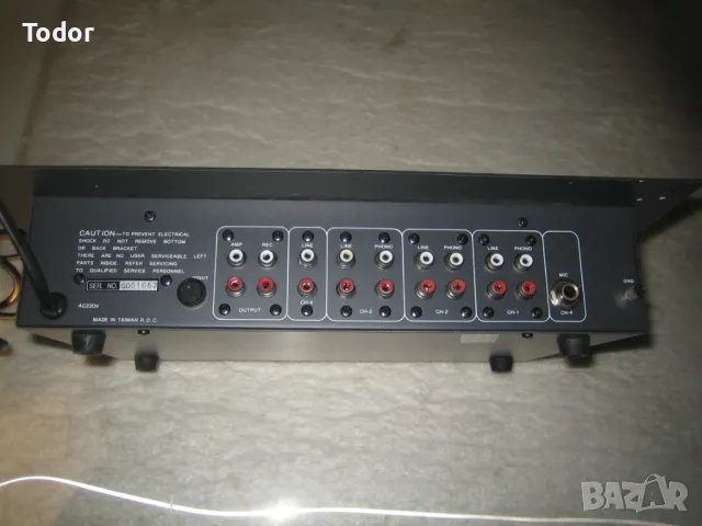 Phonic Mx-7770 Stereo Sound Mixer With Equalizer , снимка 2 - Ресийвъри, усилватели, смесителни пултове - 49379619