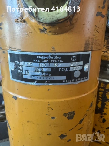 Хидравличен цилиндър, снимка 3 - Резервни части за машини - 51164836