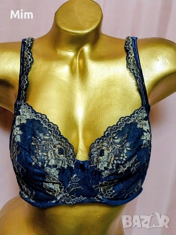 Prima Donna 80 D Тъмно син дантелен сутиен 