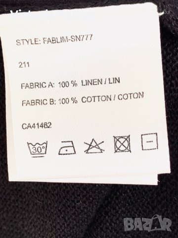 Атрактивна ленена лятна блуза  Дания, снимка 6 - Туники - 41352649