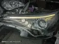 фарове за тойота Авенсис с лед дневни светлини оригинални , снимка 1