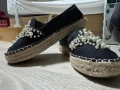 Еспадрили с камъни и перли, снимка 8