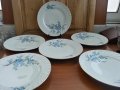 Стар български порцелан сервиз за хранене чинии , снимка 1 - Антикварни и старинни предмети - 35937053