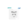 4621 Смарт Стенен Контакт 16A: Закалено Стъкло, USB-A и USB-C Портове, снимка 3