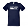 Мъжка тениска Lazy Mode Loading,Loading,Please wait,батерия,Изненада,Подарък, снимка 1 - Тениски - 36419310
