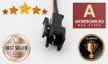 2 съединителни букси връзки с кабел JST SM 2 Pin 15 см мъжки и женски пинове свързващ проводник коне, снимка 2