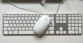 Apple мишка и клавиатура, снимка 1