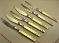 Rostfrei Solingen GP Handles Set of 6 German Dinner knives, снимка 3