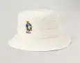 НОВА оригинална мъжка бяла шапка идиотка / bucket hat POLO RALPH LAUREN размер L / XL / 61 см от САЩ, снимка 1