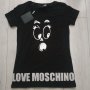 Памучна дамска тениска Love Moschino размер S, снимка 1 - Тениски - 41832617