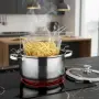 Комплект тенджери Cheffinger – 8 части инокс с капаци, за всички видове котлони, снимка 1