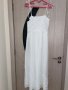 Нова бяла лятна парти коктейлна  елегантна дълга рокля декорация 3D 3Д  Reserved памук полиестер , снимка 1 - Рокли - 41550359