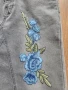 Дънкова пола с бродерия , снимка 2