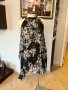Черно - бяла ефектна рокля универсален размер , снимка 1 - Рокли - 41328737