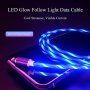 Нов модел-Светещ LED кабел за зареждане за телефон-IPHONE-Samsung и др., снимка 5