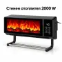 Стенен електрически отоплител 2000 W с ефект на пламък, снимка 1