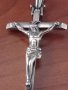 Сребърен кръст, снимка 1 - Колиета, медальони, синджири - 42461180