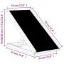vidaXL Рампа за кучета сива 70x35 см масивна ела, снимка 9