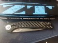 Нож ZT0707, дръжка G10 и карбон., снимка 3