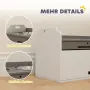Купа за кучета PawHut, повдигната купа за храна с шкаф за съхранение, снимка 10