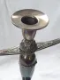 Сребърен свещник, снимка 4