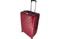 Комплект куфари Pierre Cardin Orion от 3 части, цвят Rouge Foncé - 4 колелца - твърд куфар - с ключа, снимка 4
