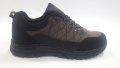 Мъжки ежедневни обувки 2760 черно-кафяви, снимка 1 - Спортни обувки - 34612588
