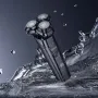 Електрическа самобръсначка с три остриета за сухо и мокро бръснене , снимка 3