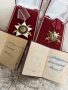 лот два ордена 9 септември 1ва и 3та степен с кутии и документ, снимка 4