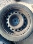 Зимни гуми с алуминиеви джанти за ПЕЖО СИТРОЕН ФОРД15 ц. 4*108, снимка 1 - Гуми и джанти - 44222835