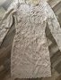 Бежова дантелена рокля H&M, снимка 8