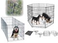 НОВО! Сгъваемо метално заграждение куче коте кучета зайци клетка кошара, снимка 1 - За кучета - 41526808